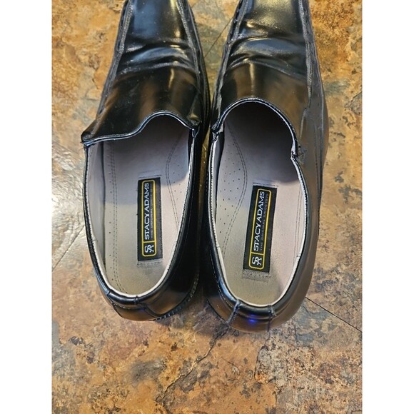 Stacy adams Dress Shoes Black Size 8.5 (S3) - Picture 4 of 8